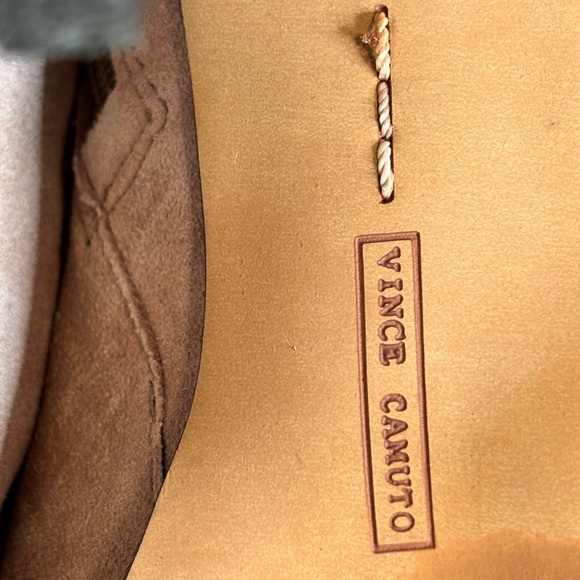 Vince Camuto VC Lorenza Heeled Boots – Wild Mushroom Suede – Size 7 - Picture 10 of 13